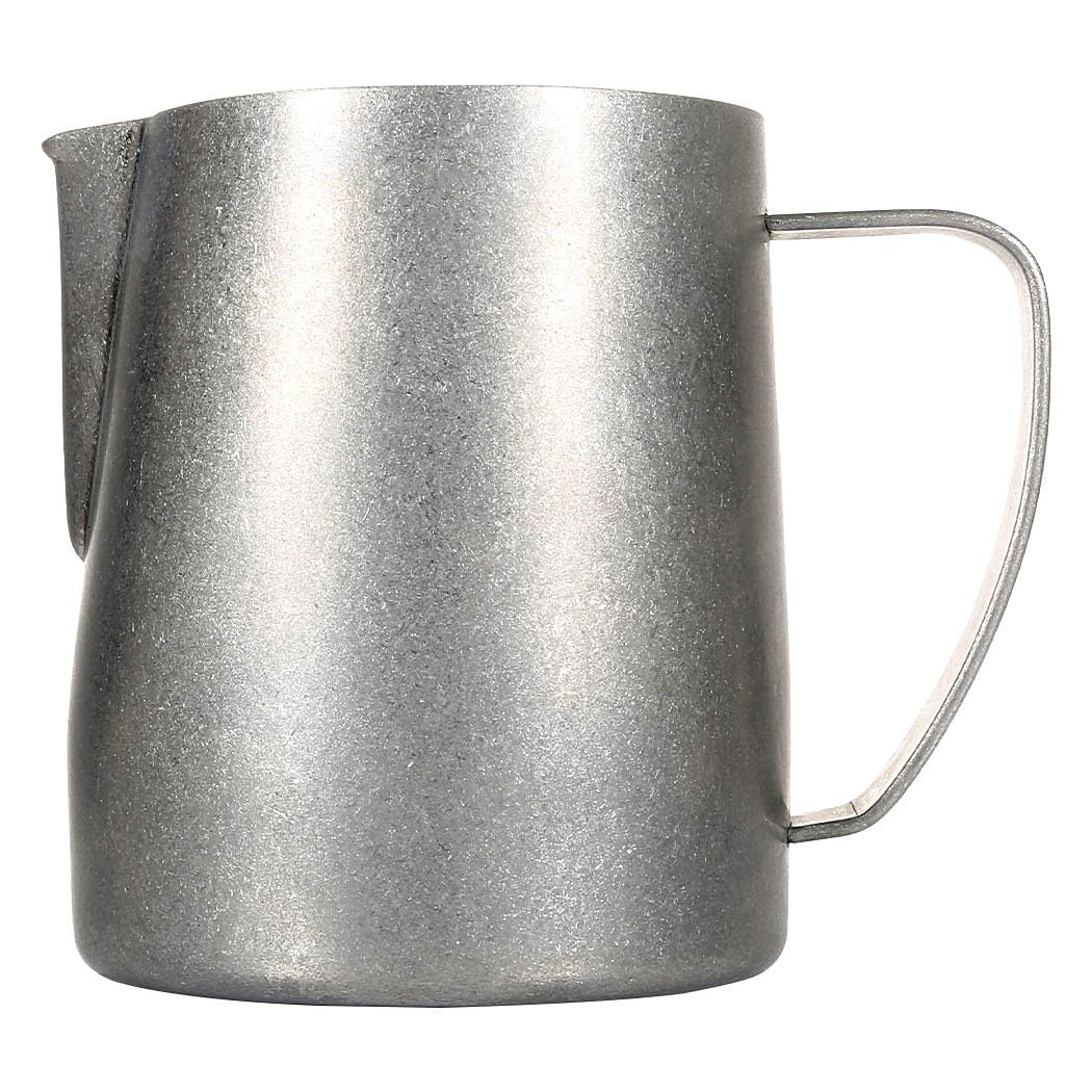 Milchaufschäumkrug, 700 ml, Espresso-Dampfkrug, Edelstahl, Milchaufschäumer, Dampfgarer für Latte Ar