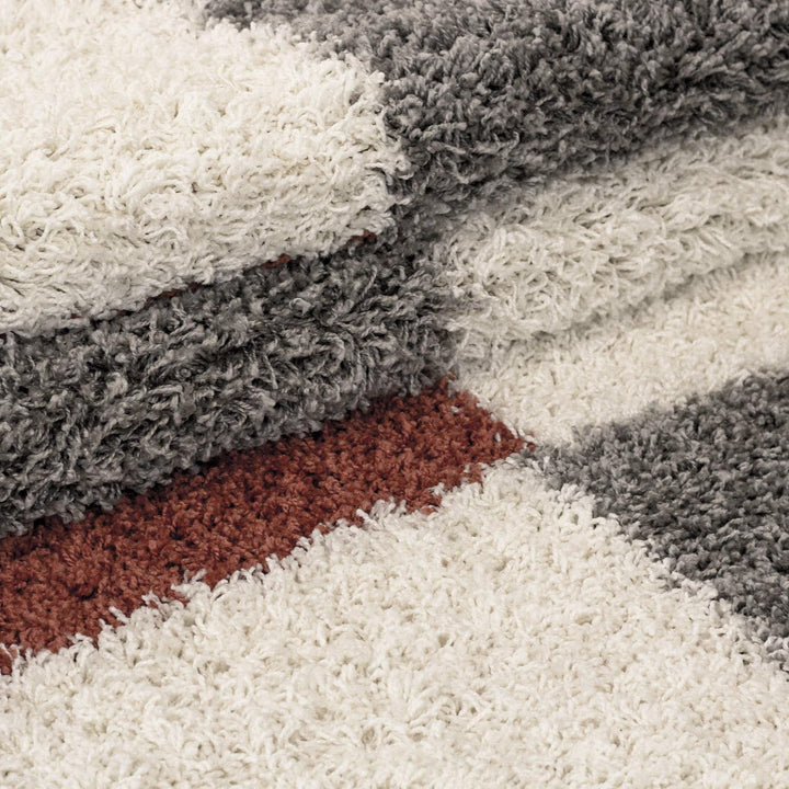 Hochlfor Teppich Wohnzimmer Kariertes Design Schlafzimmer Esszimmer Flur Läufer Küche Weicher Langfl