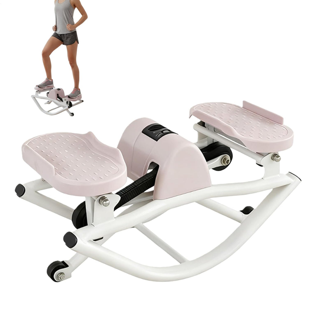 Trainingsstepper - Tragbares Fitnessgerät Für Training Zuhause,Fitness Stepper Gerät Mit Wipp-Techni