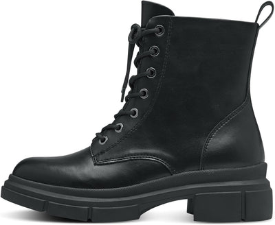 Tamaris Damen Sneaker High Vegan 36 EU Schwarz, 36 EU Schwarz