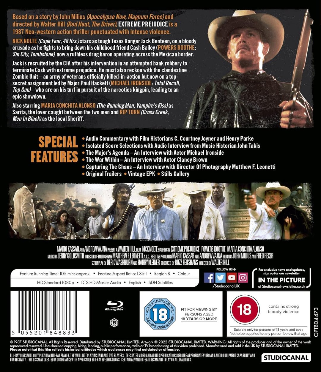 Extreme Prejudice [Cult Classics] [Blu-ray], Blu-ray
