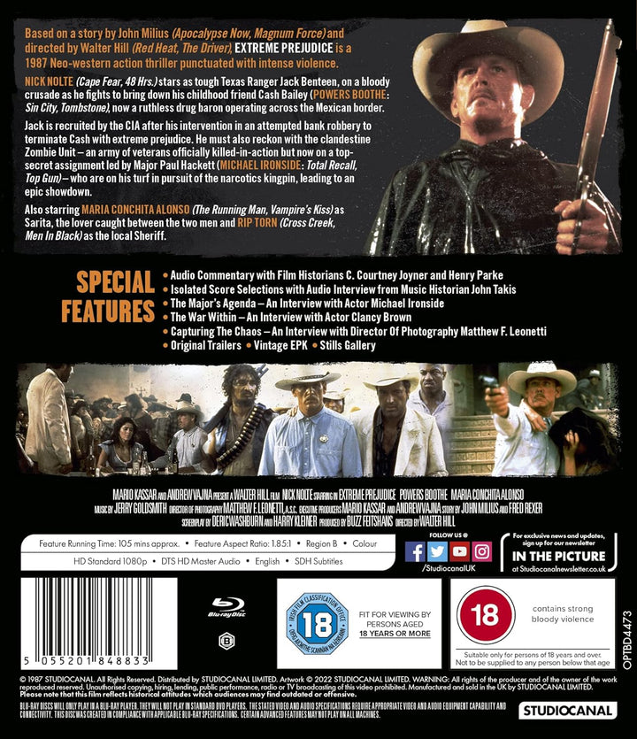 Extreme Prejudice [Cult Classics] [Blu-ray], Blu-ray