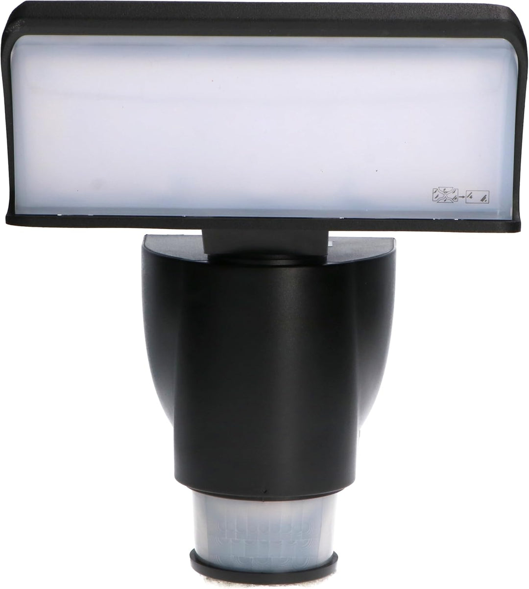 LED's light 0310780 LED-Strahler schwarz mit 180° Bewegungsverfolgung 18W IP44