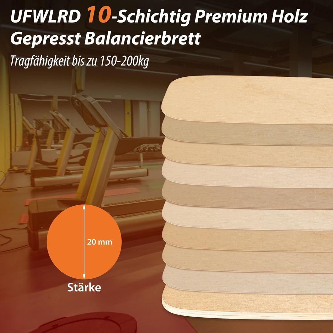 Balance Board Holz Balance Board Surf 2in1, Balance Board Surf 2in1