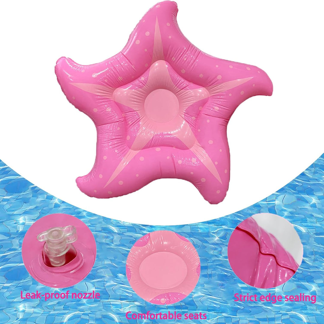 Luftmatratze Pool Seestern 150cm, Hängematte Pool Spielzeug Erwachsene Luftmatratze Wasser, Schwimml