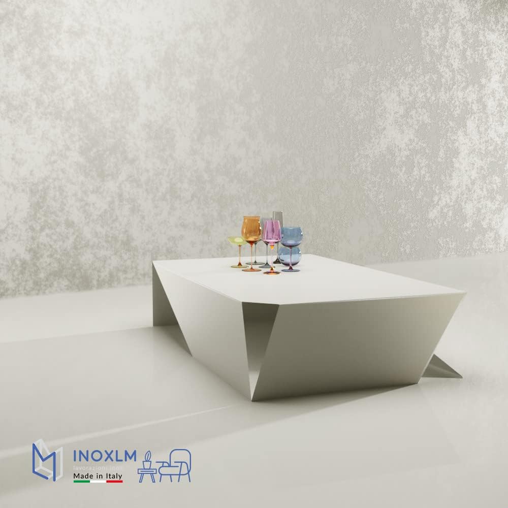 INOXLM Couchtisch Dion | Couchtisch | Couchtisch | Niedriger Design Tisch | Couchtisch Made in Italy