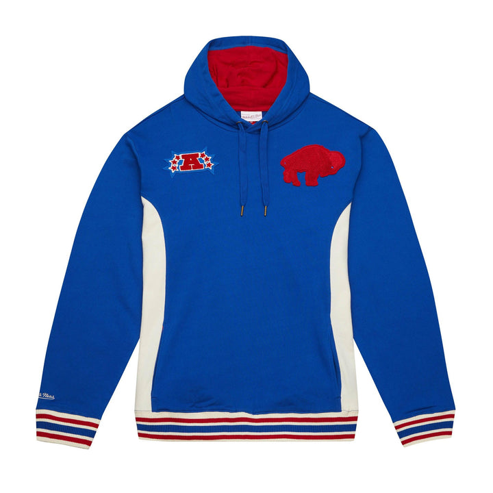 Mitchell & Ness Team Legacy French Terry Hoody - NFL S Bufallo Bills, Royal, S Bufallo Bills, Royal