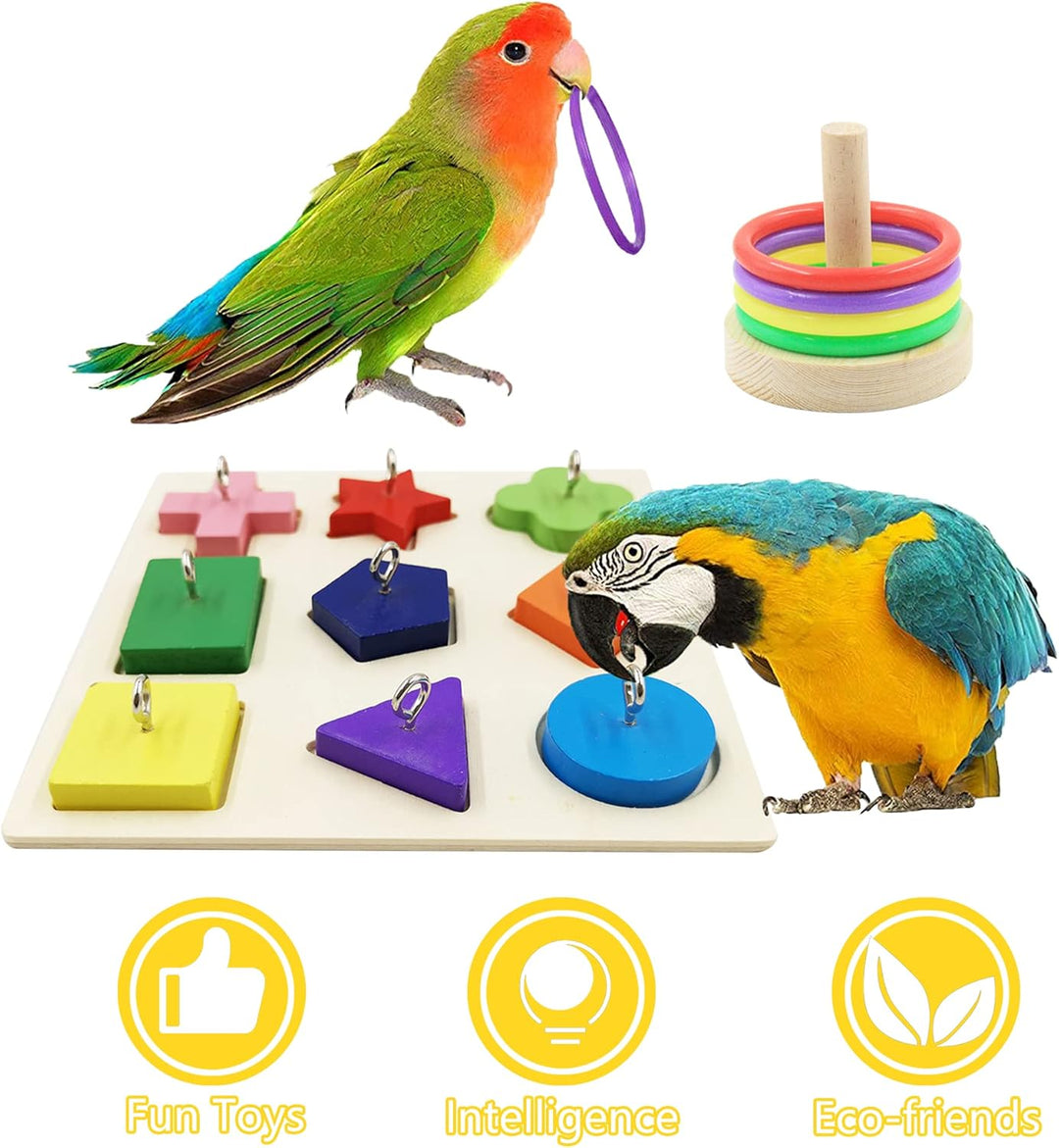 Vogelspielzeug für Papageien, 5 Packungen