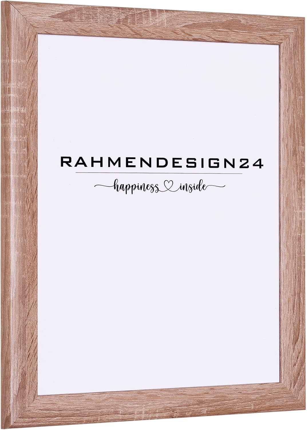 Rahmendesign24 Bilderrahmen Fiona 40x60 (POSTERFORMAT) Sonoma Eiche Fotorahmen, Wechselrahmen, Poste