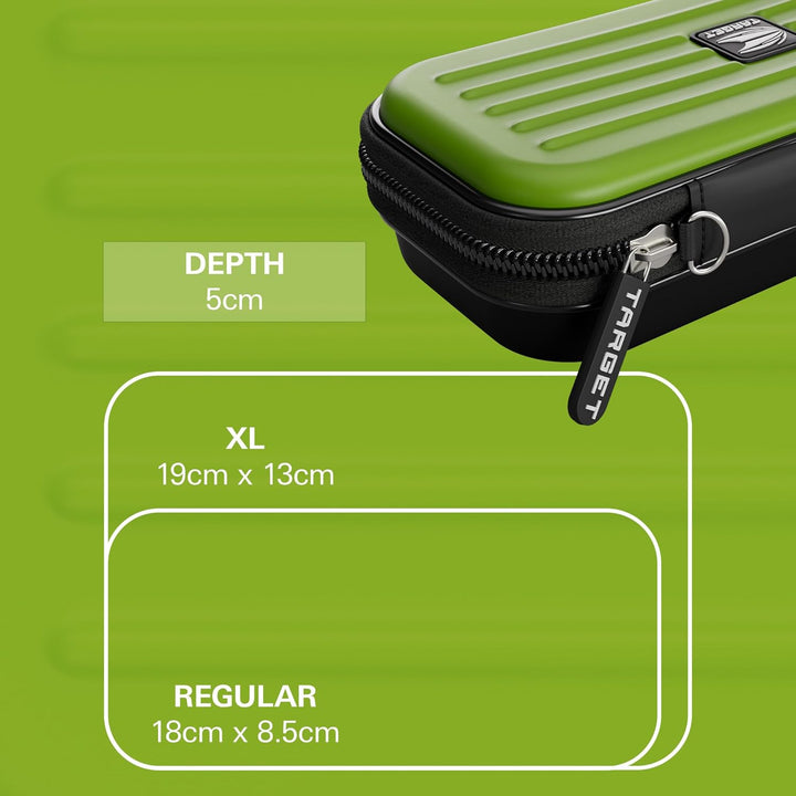 Target Darts Takoma Regular Darts Case - Holds x 1 Satz Darts Brieftasche, Grün
