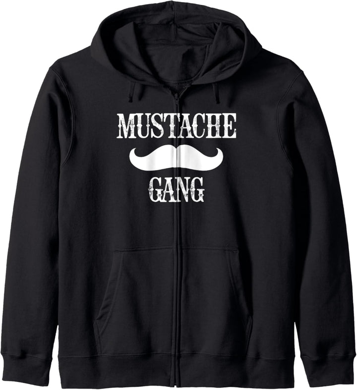 Schnurrbart Gang T-Shirt lustig Spruch sarkastisch cool Schnurrbart Kapuzenjacke