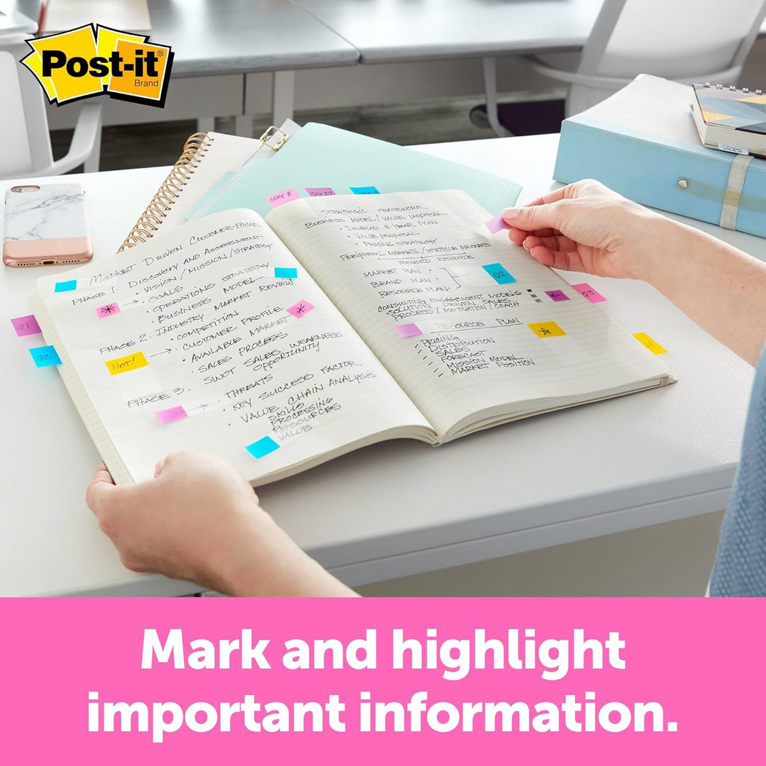 Post-it Flags and Tabs, 200 .47 in. x 1.7 in. Flags, 30 2 in. x 1.5 in. Tabs, TOTAL 230, (686-XLP) 2