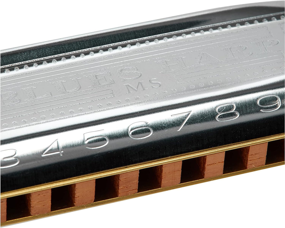 Hohner Blues Harp Mundharmonika in F-Dur Single, Single