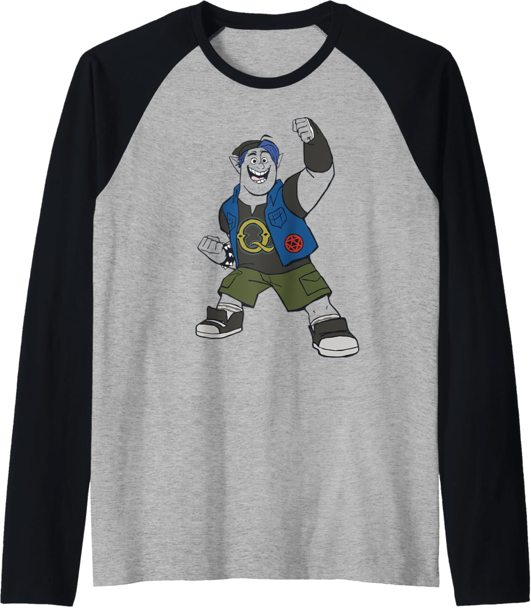 Disney Pixar Onward Barley Lightfoot Portrait Raglan