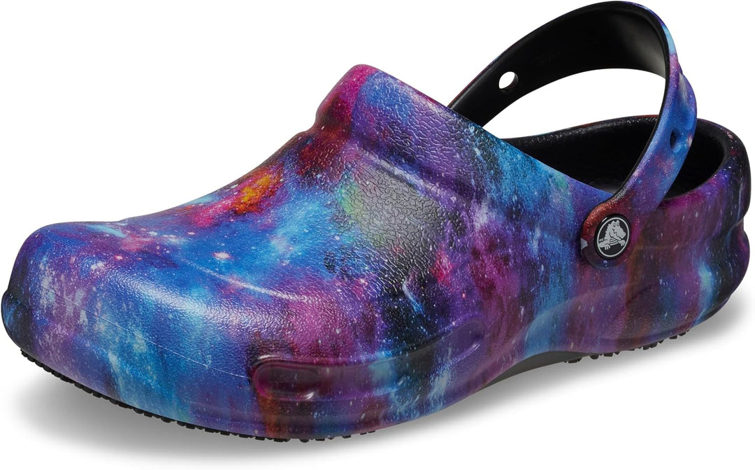 Crocs Unisex Bistro Graphic Clogs 37.5 EU Schwarz, 37.5 EU Schwarz