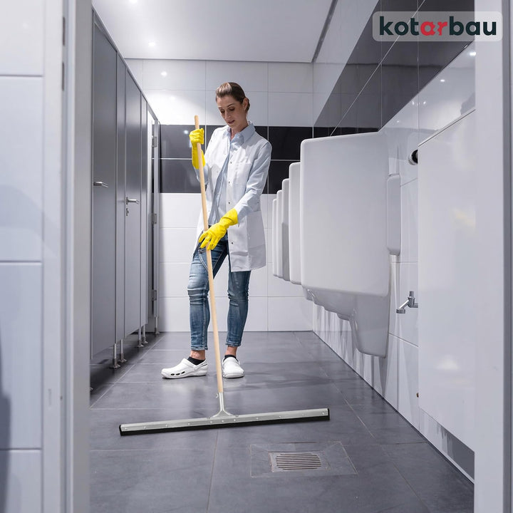 KOTARBAU® Gummiabzieher - Wasserschieber - 90 cm – Bodenabzieher - Schaumstoff-Wasserabzieher – für