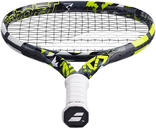 Babolat, Tennisschläger Modell Pure Aero Junior 25 Gen8, Grösse 635 mm, Farbe Grau Gelb Weiss, Griff