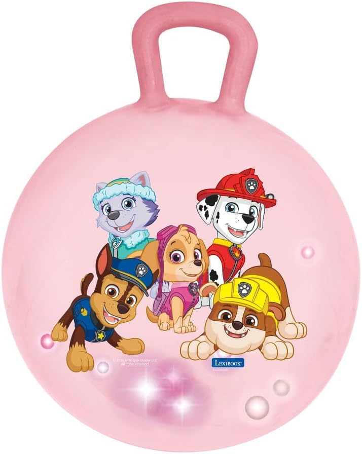 Lexibook, Paw Patrol, Aufblasbarer Hopper-Ball, inkl. Handpumpe, sicherer und haltbarer Kunststoff,