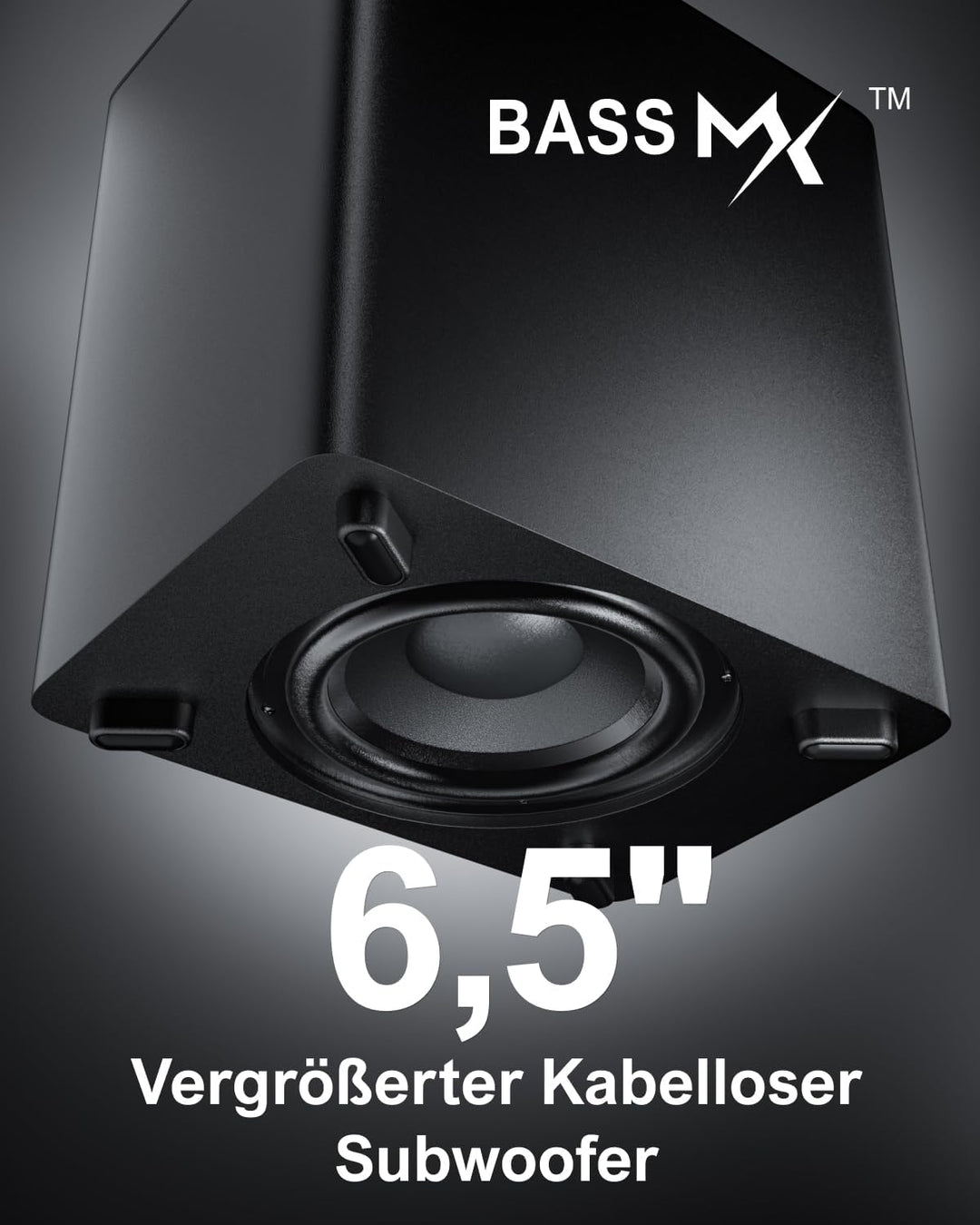 ULTIMEA 7.1ch Soundbar, Virtuelle Surround Sound System für TV, App-Steuerung, 4 kabelgebundene Surr