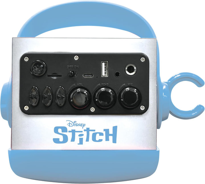 Lexibook, Disney Stitch, Leuchtender kabelloser Bluetooth®-Lautsprecher mit Mikrofon, Mehrfarbige Li