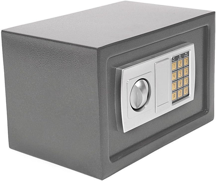 Elektronischer Tresor mit Zahlenschloss und 2×Notschlüssel, Tresor Klein, Möbelsafe, Wandtresor, Möb