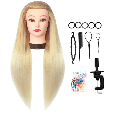Trainingsköpfe 100% von dem Hochtemperaturfaser Haar Hairdressing Cosmetology Mannequin Frisierkopf