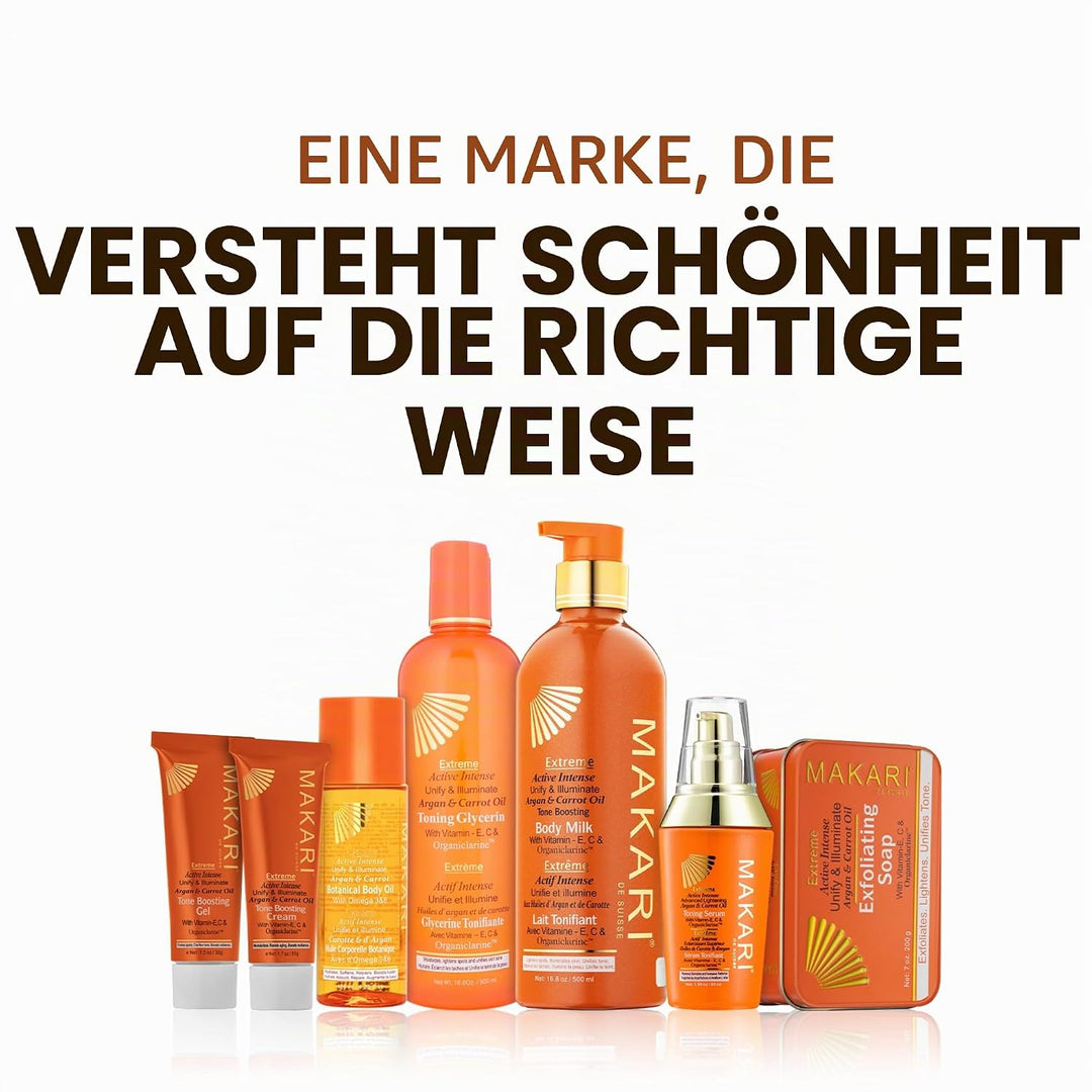 Makari Extreme Karotten &amp; Argan Öl mit Glycerin zur Hautverschönerung 16,8oz - Feuchtigkeitscreme zu