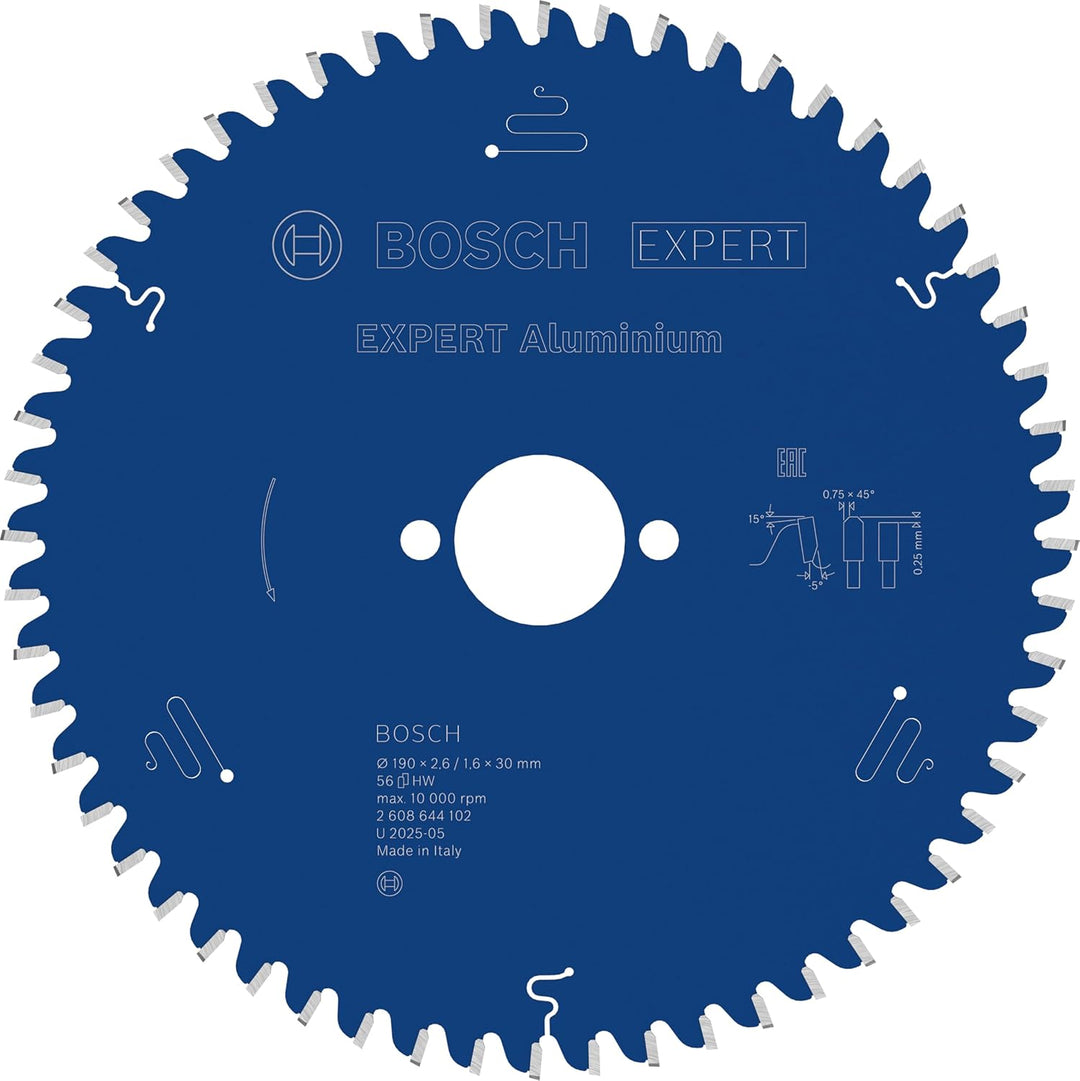 Bosch Accessories Bosch Professioanl 1x Kreissägeblatt Expert for Aluminium (für Aluminium, Sägeblat