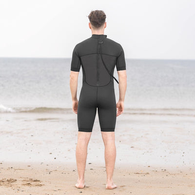AQUATEC Shorty Neoprenanzug für Herren - 2X Dicke: 2mm & 3/2mm | Hochwertige Neoprenanzug für Herren