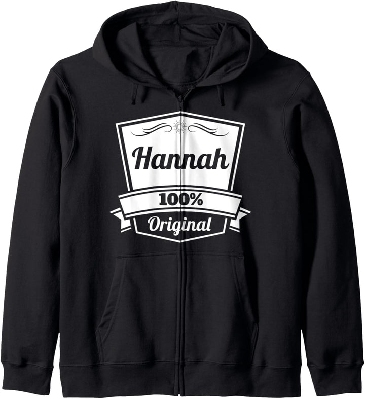 Hannah Geschenk / Hannah personalisierter Name Geburtstag Kapuzenjacke