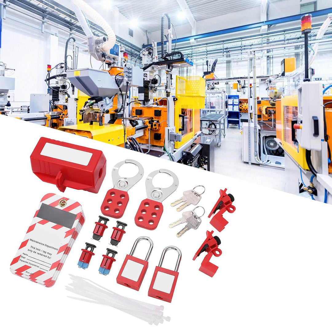 Leistungsschalter Lockout Tagout Kit, Vorhängeschloss Schutzschalter Lockout Tagout Schloss Elektris