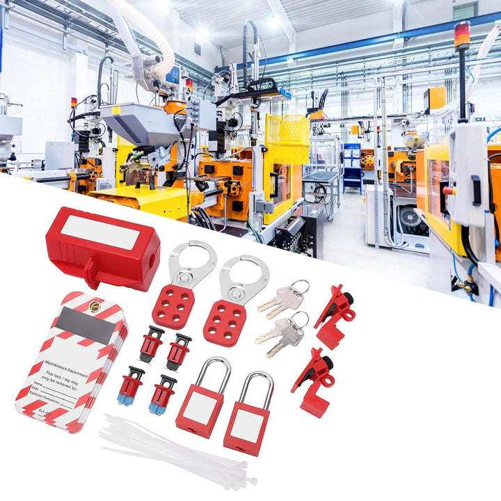 Leistungsschalter Lockout Tagout Kit, Vorhängeschloss Schutzschalter Lockout Tagout Schloss Elektris