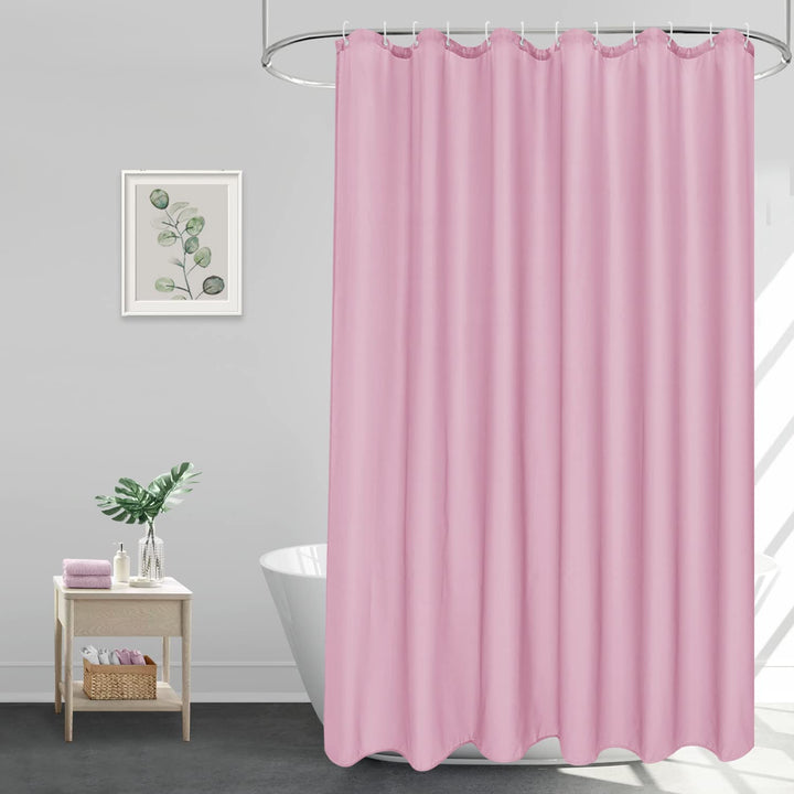 EurCross 180x200 Duschvorhang Rose Wasserdicht Anti-Schimmel Badevorhang,Textil Vorhänge aus Stoff,