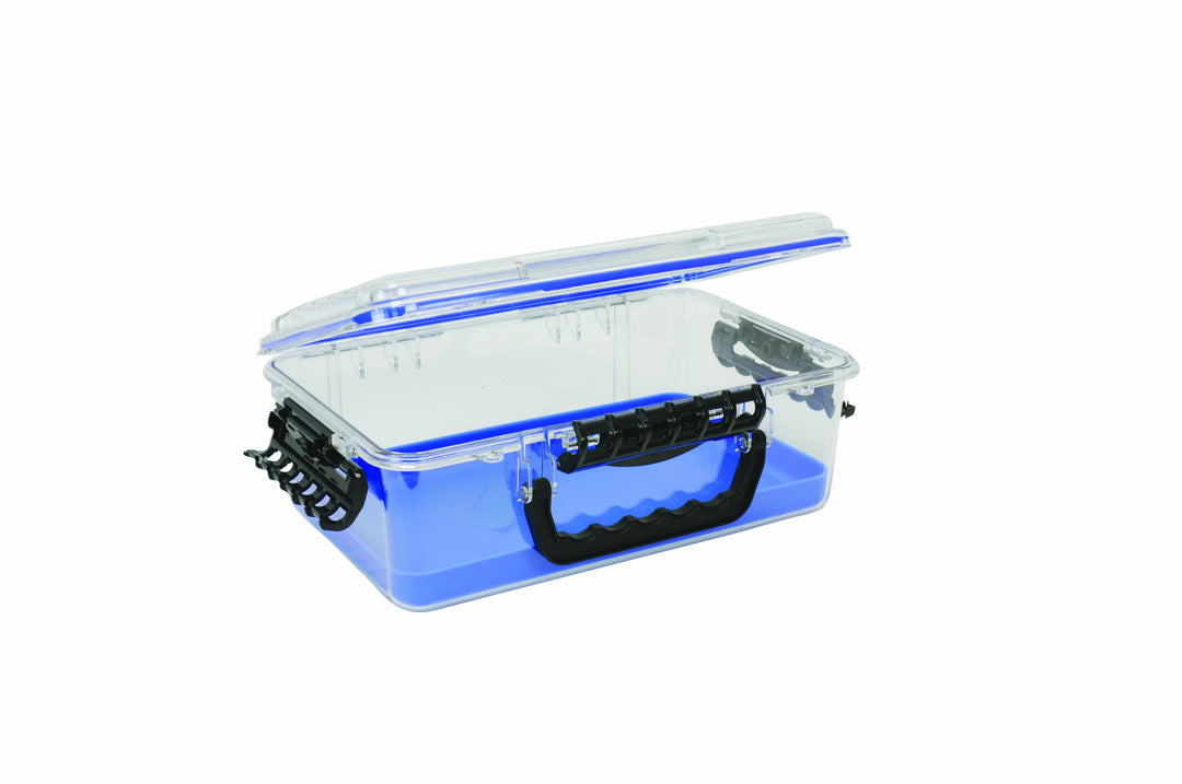 Plano Guide Series 3700 Field Box Wasserdichte Tasche Blau Grosse Wasserdichte Trockenbox mit Handsc
