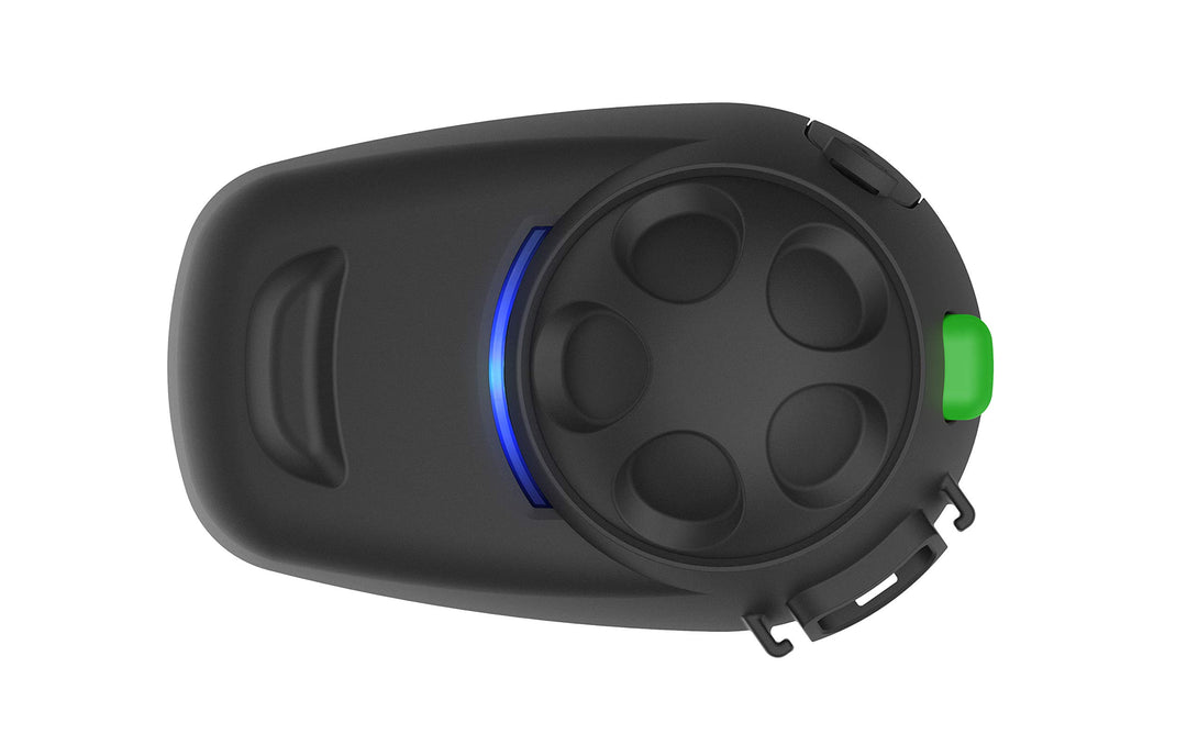 Sena SMH5 Multicom Bluetooth-Kommunikationssystem für Motorräder und Roller mit Schnellmontage-Helmk