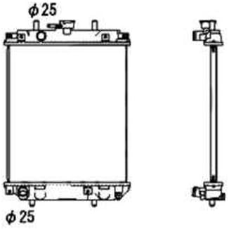 NRF 53674 Kühler, Motorkühlung