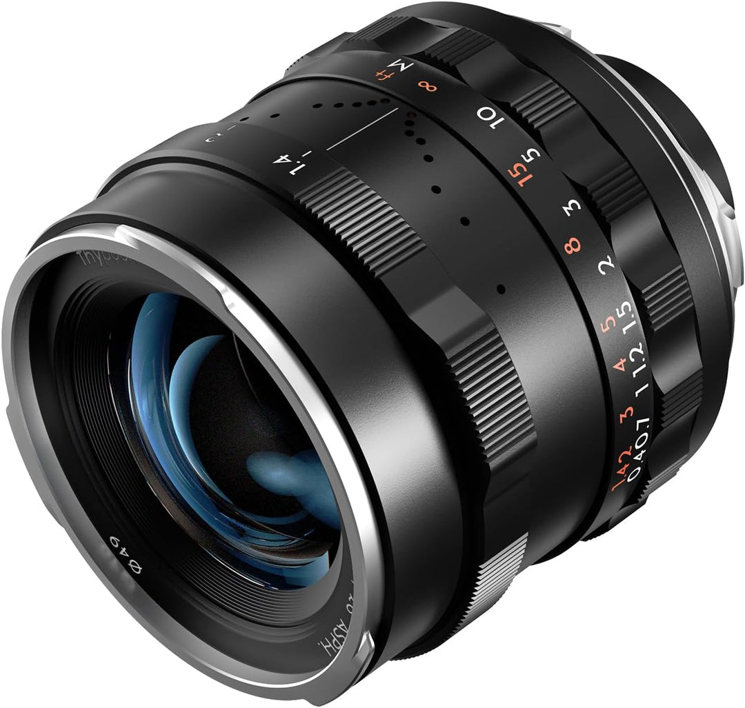 THYPOCH Full-Frame Photography Lens Simera 28mm f1.4 for Leica M Mount - Focus Tab - Type ii -Black