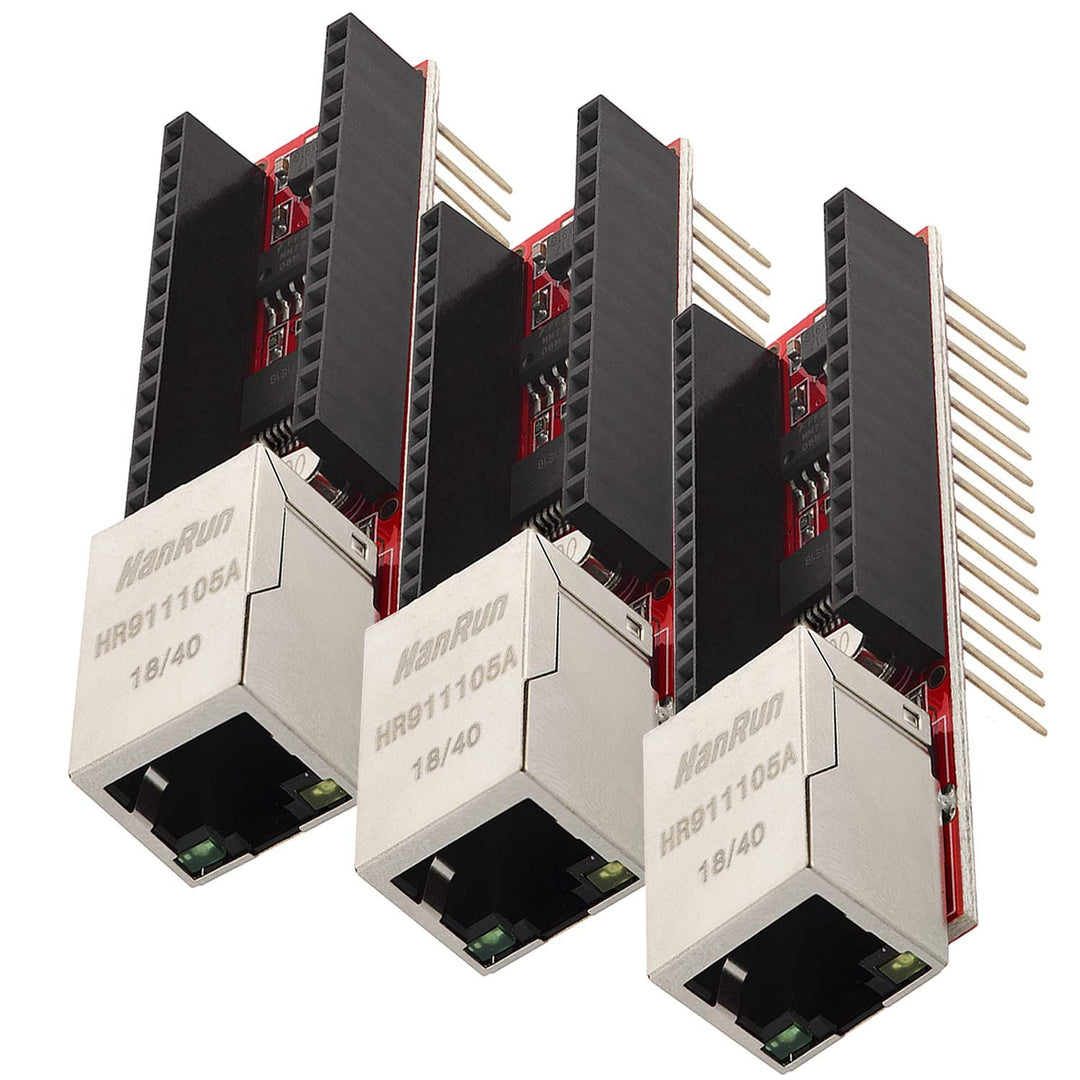 AZDelivery 3 x ENC28J60 Ethernet Shield kompatibel mit Arduino inklusive E-Book!, 3
