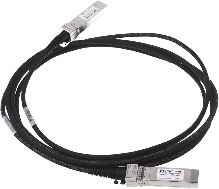 HPE X242 10G SFP+ 1m cavo coassiale Direct Attach Copper SFP+ Nero (ProCurve 10-GbE SFP+ 1m Cable -
