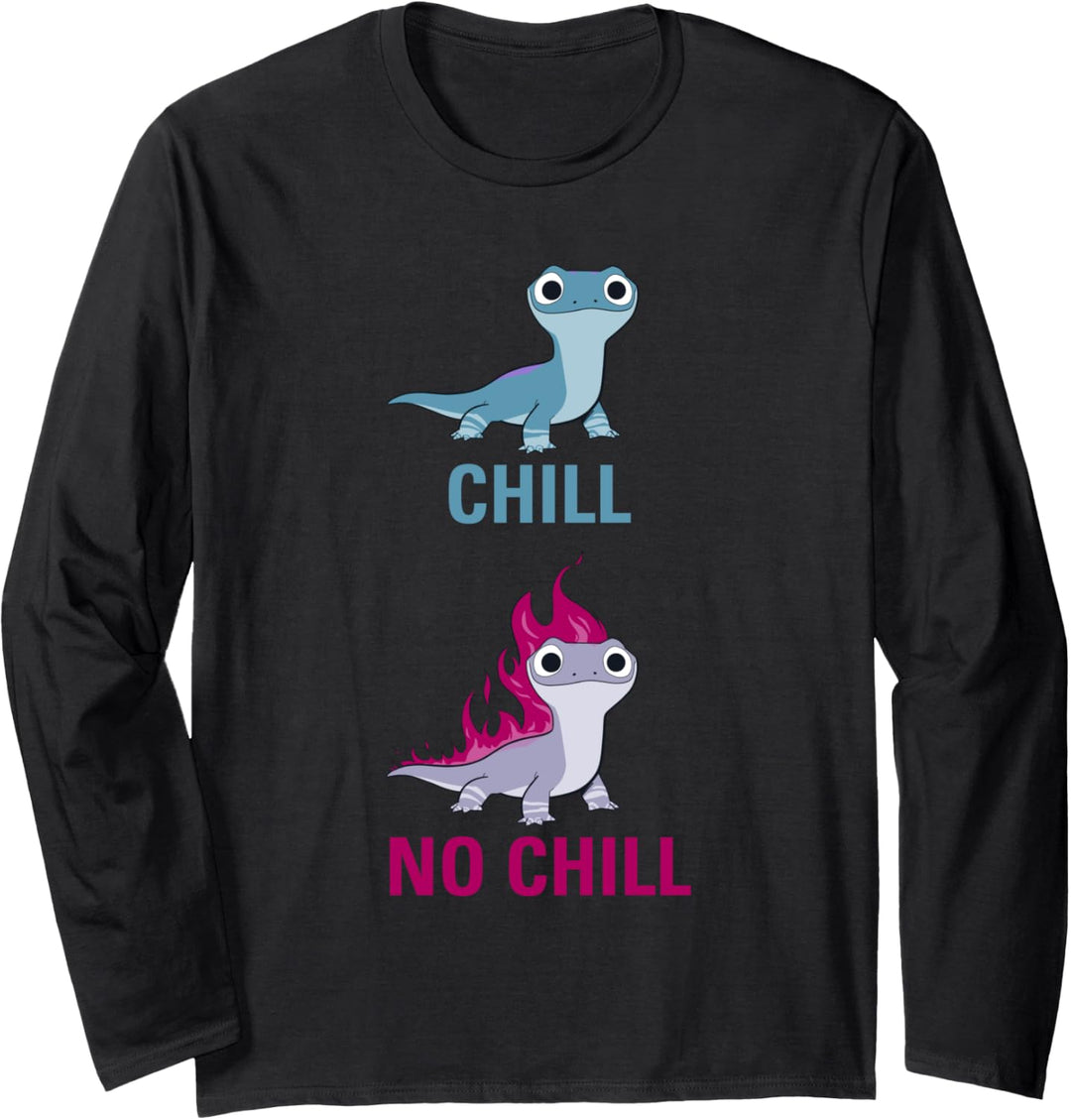 Disney Frozen 2 Salamander Chill vs No Chill Langarmshirt