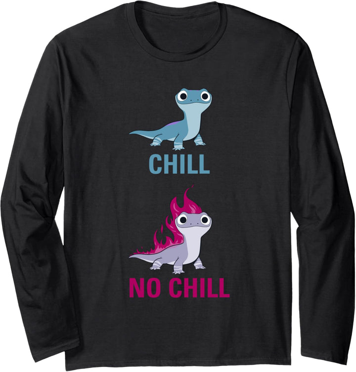 Disney Frozen 2 Salamander Chill vs No Chill Langarmshirt