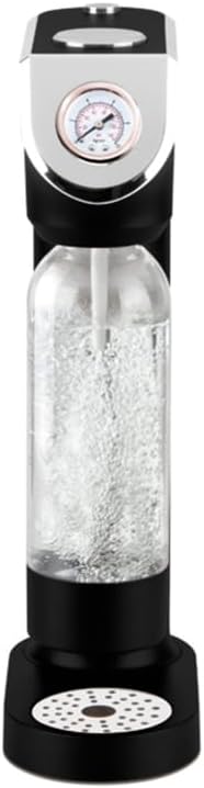 BERLINGER HAUS Sodabar Soda Maker + 2 Bottles Black Rose Collection | Umweltfreundlich und Benutzerf