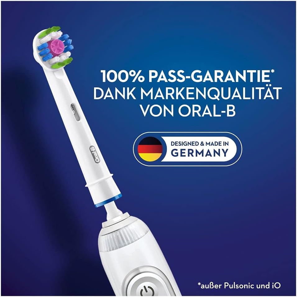 Oral-B Aufsteckbürsten 3D White 8er FFU CleanMaximizer Grüne 8 stück (1er Pack), Grüne 8 stück (1er