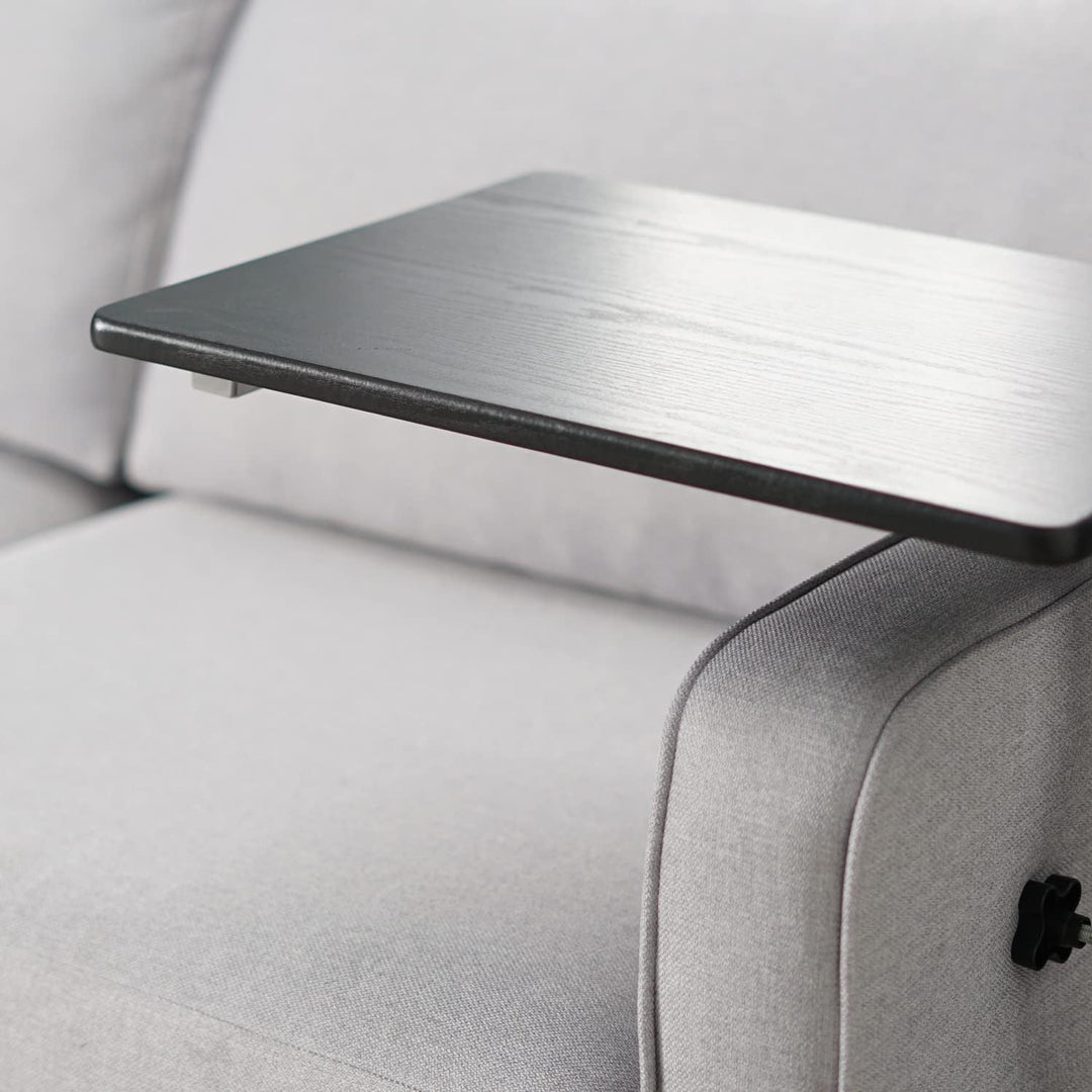 MEUBLE COSY Laptoptisch Höhenverstellbar mit Rollen Laptopständer Beistelltisch Sofatisch Nachttisch