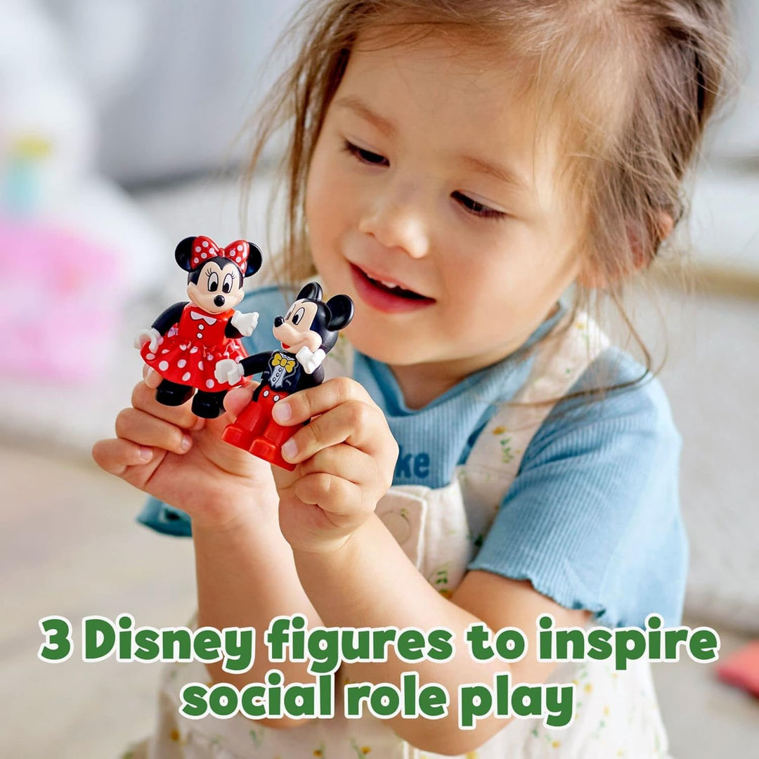 LEGO DUPLO Disney Mickey & Minnie Birthday Train 10941 Kids’ Birthday Number Train; Learning and Bui