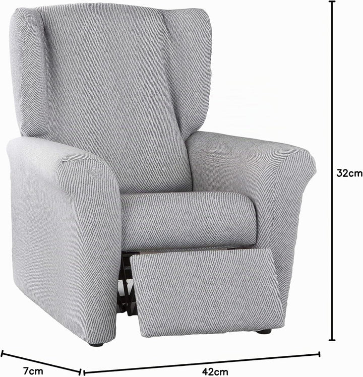 Estoralis ALBI Husse Relax-Sessel, Stoff, Grau, Relaxsessel Relaxsessel Grau, Relaxsessel Grau