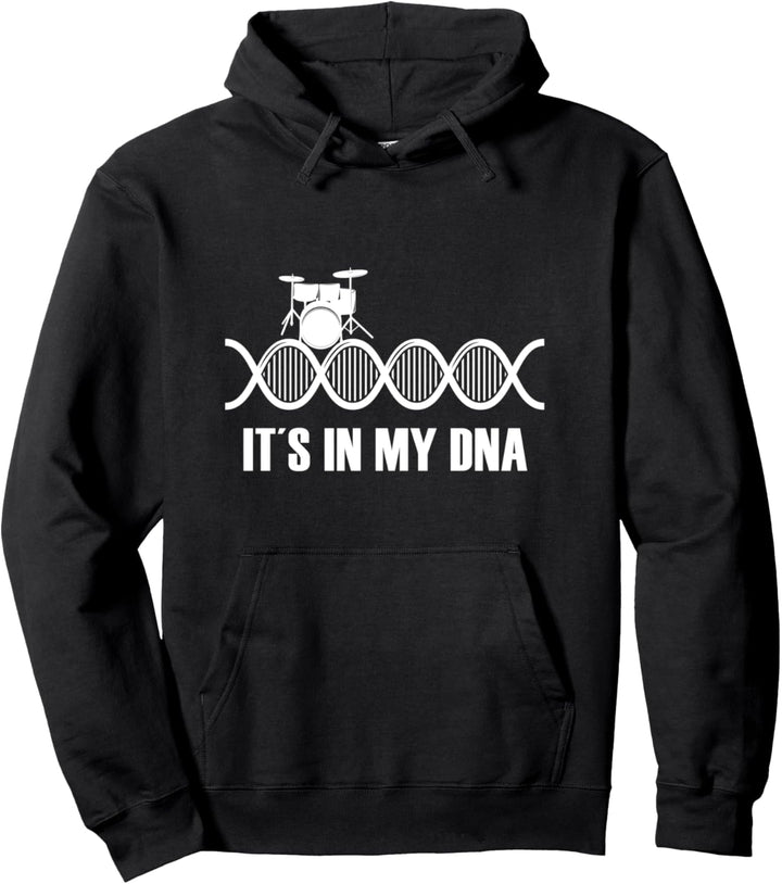 It Is In My DNA Schlagzeuger-Set mit lustigem Schlagzeug-Spruch Pullover Hoodie