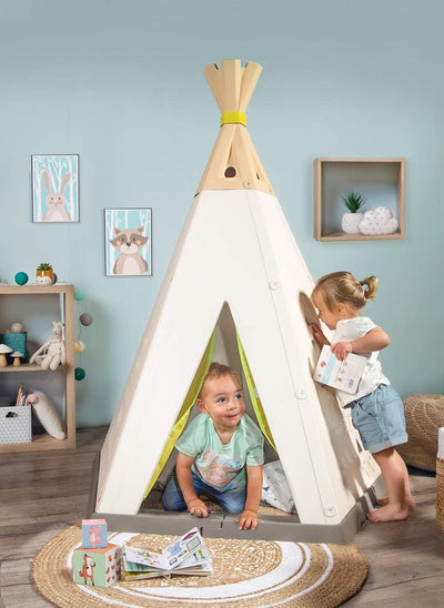 Smoby - Tipi - Spielzelt für drinnen und draussen, höhenverstellbar, pflegeleichter Kunststoff, leic