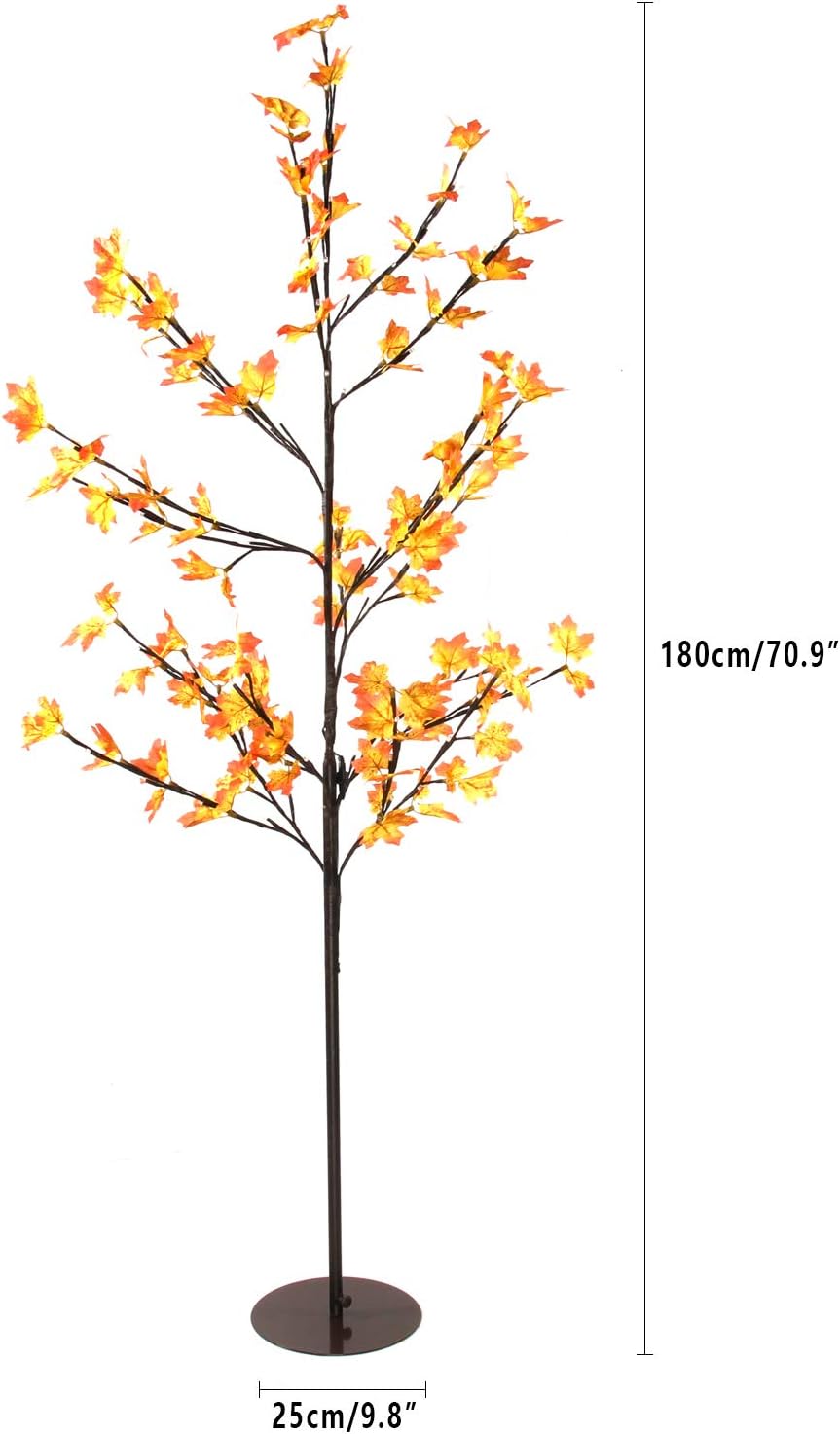 CCLIFE LED Ahorn Baum 150 180 cm innen Aussen Weihnachten Christbaum Lichterbaum warmweiss Kaltweiss