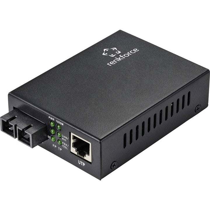 Renkforce RF-4581874 CAT 6, SC Duplex Netzwerk-Medienkonverter 1000 MBit/s